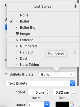 Shortcut For Bullet Points In Word Mac Update